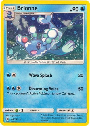 'Pokemon - 'Brionne 040/149  - Holofoil Miscellaneous Cards & Products - Promo