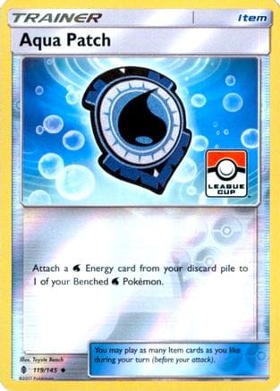 'Pokemon - 'Aqua Patch 119/145  - Reverse Holofoil League & Championship Cards - Promo