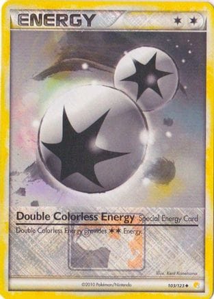 'Pokemon - 'Double Colorless Energy 103/123  - Reverse Holofoil League & Championship Cards - Promo