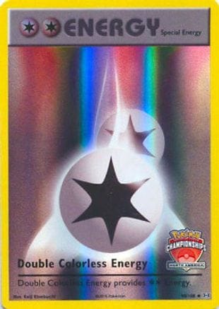 'Pokemon - 'Double Colorless Energy 090/108  - Holofoil League & Championship Cards - Promo