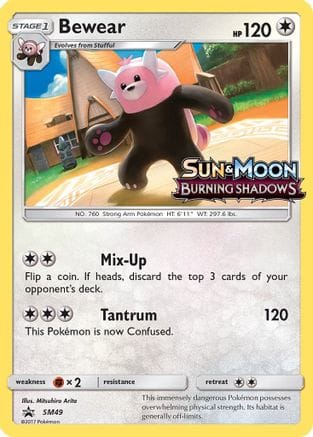 'Pokemon - 'Bewear SM49  - Holofoil SM Promos - Promo