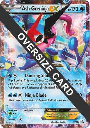 'Pokemon - 'Ash XY133  - Holofoil Jumbo Cards - Promo