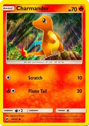 'Pokemon - 'Charmander 018/147  - Holofoil Miscellaneous Cards & Products - Promo
