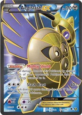 'Pokemon - 'Aegislash EX 65a/119  - Holofoil Alternate Art Promos - Promo
