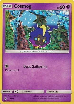 'Pokemon - 'Cosmog 006/12  - Holofoil McDonalds Promos 2017 - Promo