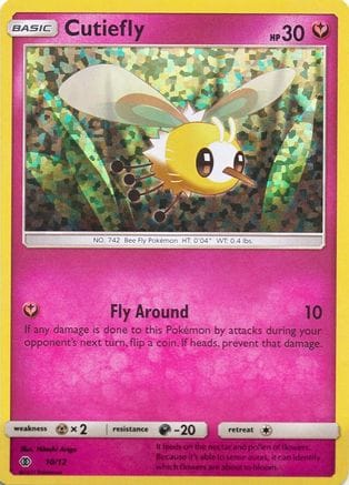 'Pokemon - 'Cutiefly 010/12  - Holofoil McDonalds Promos 2017 - Promo
