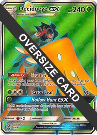 'Pokemon - 'Decidueye GX SM37  - Holofoil Jumbo Cards - Promo