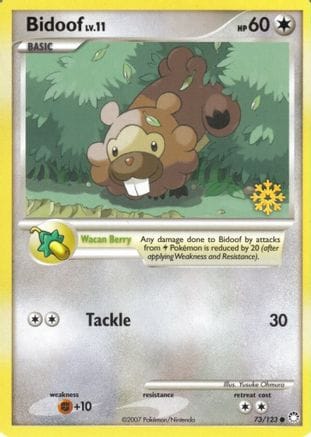 'Pokemon - 'Bidoof 073/123  Countdown Calendar Promos - Promo