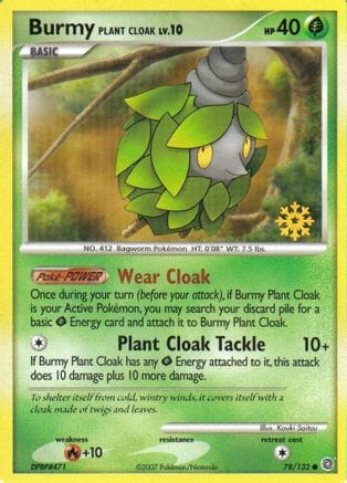 'Pokemon - 'Burmy (Plant Cloak) 078/132  Countdown Calendar Promos - Promo