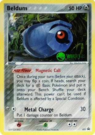 'Pokemon - 'Beldum 022  League & Championship Cards - Promo