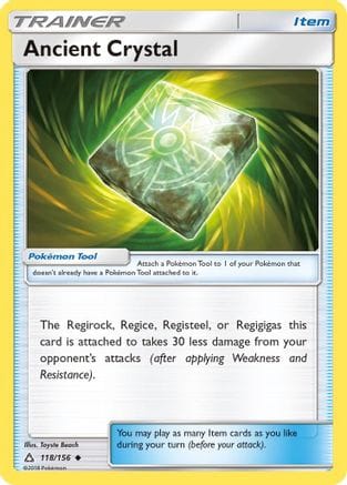'Pokemon - 'Ancient Crystal 118/156  SM  Ultra Prism - Uncommon