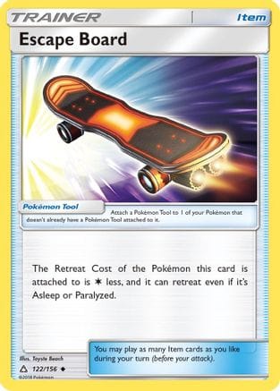 'Pokemon - 'Escape Board 122/156  SM  Ultra Prism - Uncommon