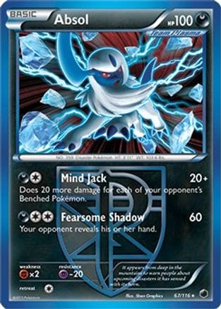 'Pokemon - 'Absol 067/116  Deck Exclusives - Rare