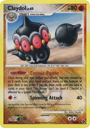 'Pokemon - 'Claydol 015/106  - Reverse Holofoil League & Championship Cards - Promo