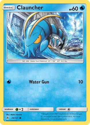 'Pokemon - 'Clauncher 025  SM  Forbidden Light - Common