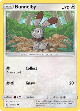 'Pokemon - 'Bunnelby 097  SM  Forbidden Light - Common