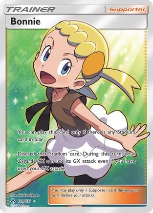'Pokemon - 'Bonnie (Full Art) 128  - Holofoil SM  Forbidden Light - Ultra Rare