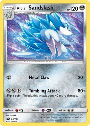 'Pokemon - 'Alolan Sandslash SM127  SM Promos - Promo