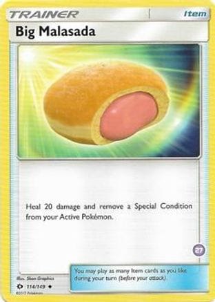 'Pokemon - 'Big Malasada (27) 114  SM Trainer Kit Alolan Sandslash & Alolan Ninetales - Uncommon