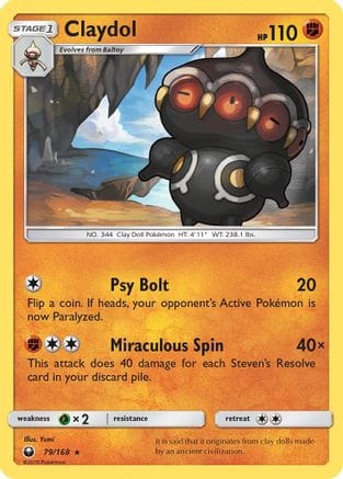 'Pokemon - 'Claydol 079  SM  Celestial Storm - Rare
