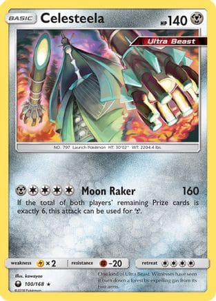 'Pokemon - 'Celesteela 100  - Holofoil SM  Celestial Storm - Holo Rare