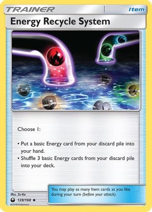 'Pokemon - 'Energy Recycle System 128/168  SM  Celestial Storm - Uncommon