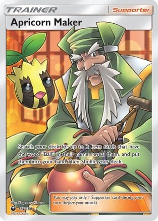 'Pokemon - 'Apricorn Maker (Full Art) 161  - Holofoil SM  Celestial Storm - Ultra Rare
