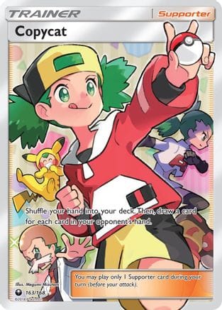 'Pokemon - 'Copycat (Full Art) 163  - Holofoil SM  Celestial Storm - Ultra Rare