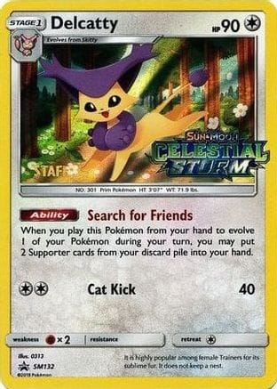 'Pokemon - 'Delcatty SM132  - Holofoil SM Promos - Promo