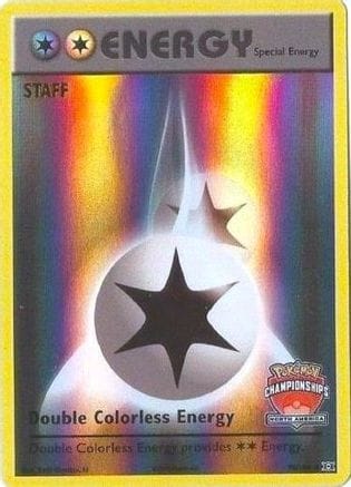 'Pokemon - 'Double Colorless Energy 090/108  - Reverse Holofoil League & Championship Cards - Promo