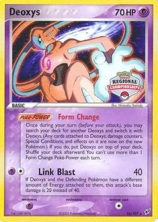 'Pokemon - 'Deoxys 016/107  League & Championship Cards - Promo