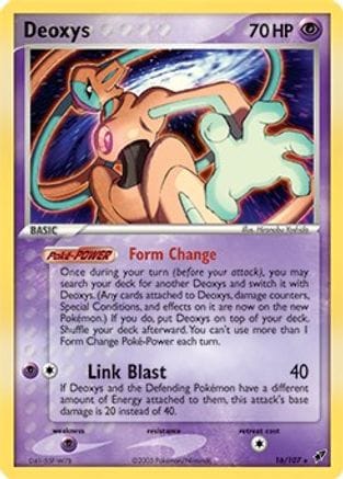 'Pokemon - 'Deoxys 016/107  - Holofoil Deck Exclusives - Holo Rare