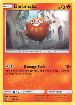'Pokemon - 'Darumaka 008  Dragon Majesty - Common