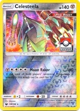 'Pokemon - 'Celesteela 100/168  - Reverse Holofoil League & Championship Cards - Promo