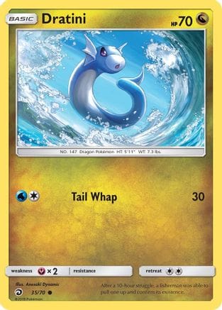 'Pokemon - 'Dratini (35) 035/70  Dragon Majesty - Common