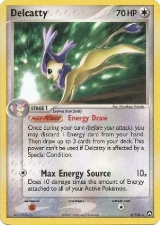 'Pokemon - 'Delcatty 008/108  Deck Exclusives - Rare