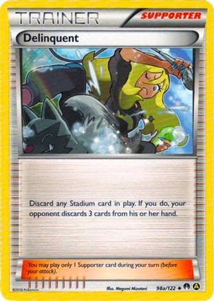 'Pokemon - 'Delinquent 98a/122  Alternate Art Promos - Promo
