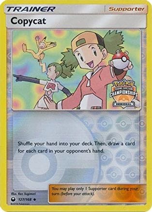 'Pokemon - 'Copycat 127/168  - Reverse Holofoil League & Championship Cards - Promo
