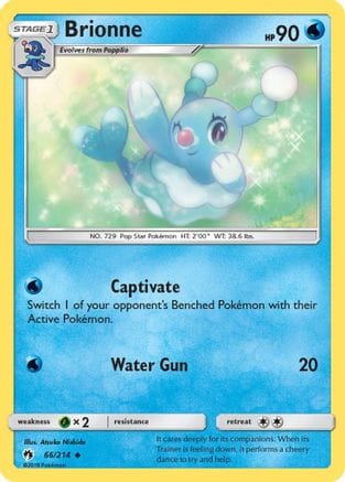 'Pokemon - 'Brionne 066/214  SM  Lost Thunder - Uncommon