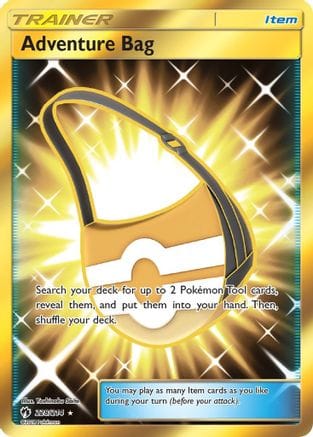 'Pokemon - 'Adventure Bag (Secret) 228  - Holofoil SM  Lost Thunder - Secret Rare