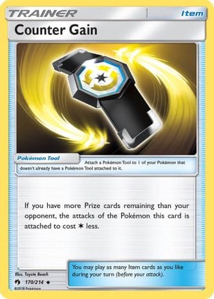 'Pokemon - 'Counter Gain 170/214  SM  Lost Thunder - Uncommon