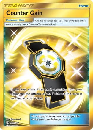 'Pokemon - 'Counter Gain (Secret) 230  - Holofoil SM  Lost Thunder - Secret Rare