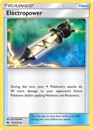 'Pokemon - 'Electropower 172/214  SM  Lost Thunder - Uncommon