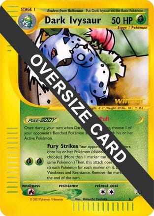 'Pokemon - 'Dark Ivysaur 006  Jumbo Cards - Promo