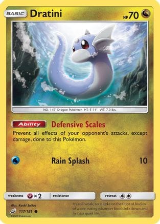 'Pokemon - 'Dratini (117) 117/181  SM  Team Up - Common
