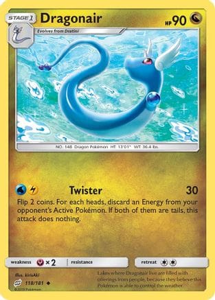 'Pokemon - 'Dragonair 118/181  SM  Team Up - Uncommon