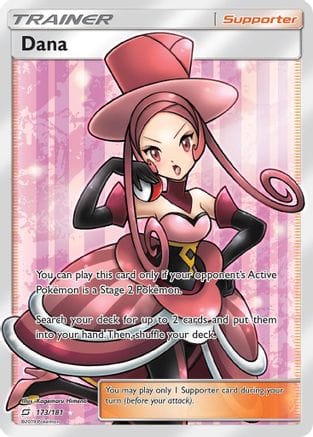 'Pokemon - 'Dana (Full Art) 173  - Holofoil SM  Team Up - Ultra Rare