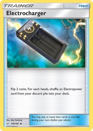 'Pokemon - 'Electrocharger 139/181  SM  Team Up - Uncommon