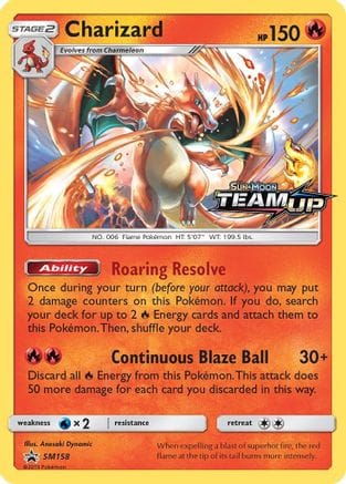 'Pokemon - 'Charizard SM158  - Holofoil SM Promos - Promo