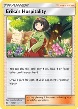'Pokemon - 'Erika's Hospitality 140/181  Deck Exclusives - Rare